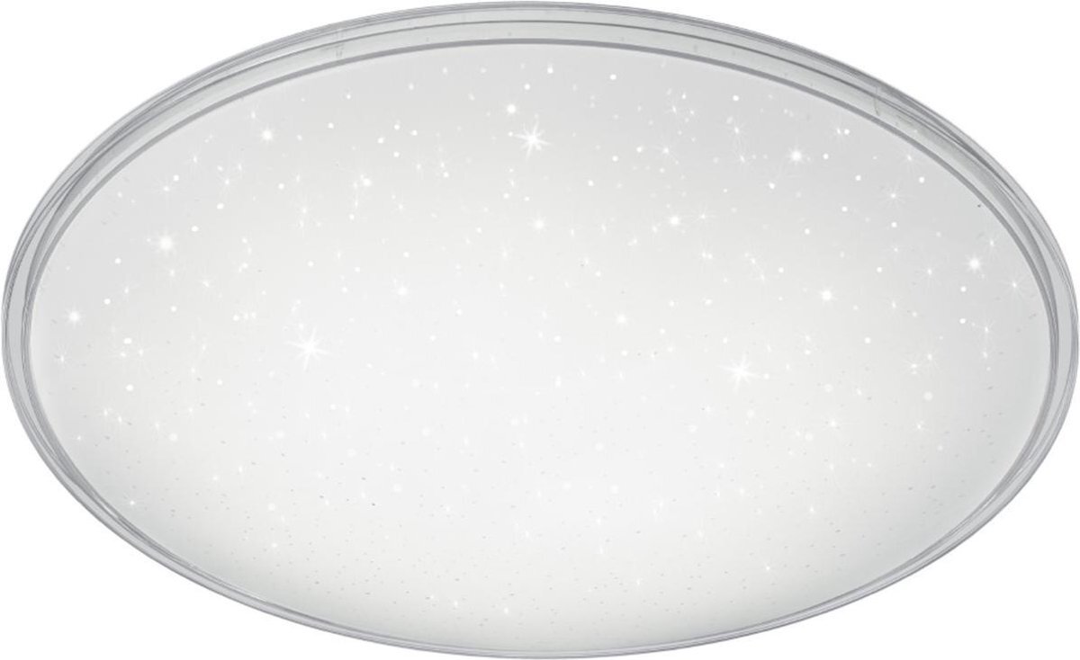 Qualu LED Plafondlamp - Torna Kanimo - 21W - Natuurlijk Wit 4000K - Dimbaar - Rond - Mat Wit - Kunststof