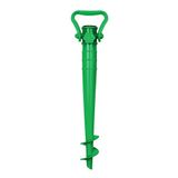 Sekey Parasolhouder strand of aarde groen met vloerpluggen voor parasol (groen)