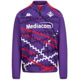 Kappa Sweatshirt Fiorentina Ablaspre Pro 8 2024/25 Paars/Rood Katoen L Volwassenen