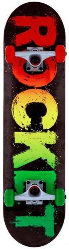 Rocket Skateboards Rocket Rasta Fade 8'' Skateboard - 5056245544934