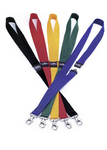 Durable Rood Textielkoord met veiligheidssluiting - 20 mm - 10 stuks