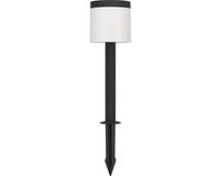 EGLO Pantete Solar Priklamp - Staande lamp Buiten - zonne-energie - LED - 65 cm - Zwart/Wit