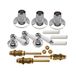Danco 39695 Trim Kit met Porseleinen Hendel Handgrepen voor Pfister Triple-Handle Bad en Douchekranen