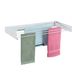 Merkloos Relaxdays Wanddroogrek Inklapbaar - Wit - 15 x 100 x 50 cm