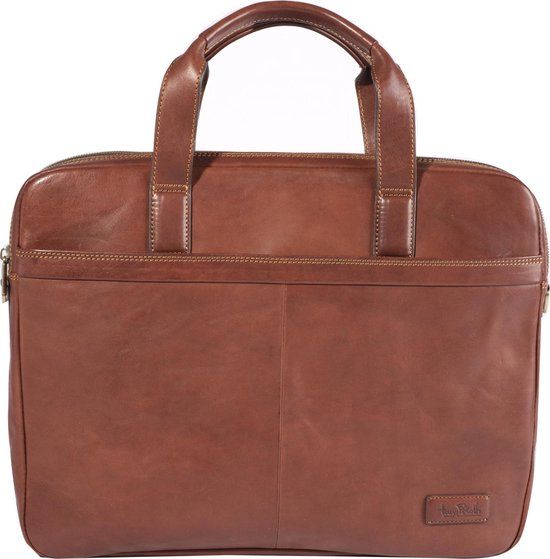 Tony Perotti Laptoptas 15 inch - Donkerbruin