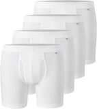 Schiesser Heren lang short / pant 4 pack Long Life Cotton