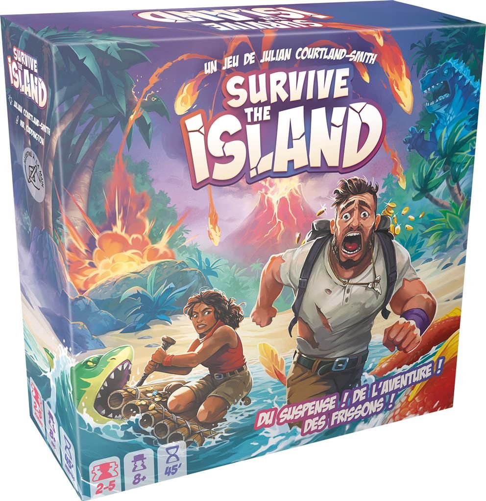 Asmodee Survive The Island Bordspel Familie 8 jaar 45 min