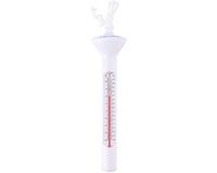 Eddy Toys Edco Eindhoven Bv Zwembad thermometer - wit - drijvend - kunststof - 19 cm