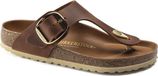 Birkenstock Gizeh Big Buckle Slippers - Dames - Cognac - Maat 38