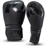 King Pro Boxing Bokshandschoenen - BGK 1 - Microvezel - Zwart / Zwart 14 oz