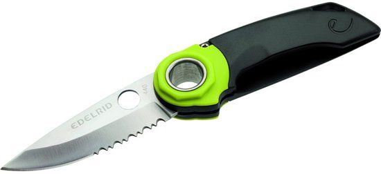 Edelrid Ropetooth eenvoudig te openen met Ã©Ã©n hand
