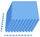 Icecat Tapis de sol pour piscine 50 pièces Bleu Mousse EVA 18 m²