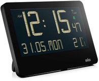 Braun BC14B-DCF Wandklok Zendergestuurd 261 mm x 173 mm Zwart