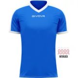 Givova Sportshirt Revolution Royal-wit Blauw - L