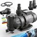 Tillvex Pompe de filtration piscine 7 000 L/h & 250 W