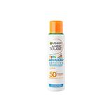 Garnier Ambre Solaire Advanced Sensitive Kids Ceramide Protect Spray tegen zand SPF50+, 150 ml