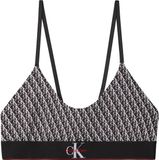 Calvin Klein Soutien-gorge balconnet avec léger maintien - Rayé - Polyester/Élasthanne - XS