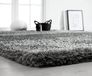 Mia's Teppiche Fiona vloerkleed woonkamer slaapkamer antraciet 80x150 cm hoogpolig