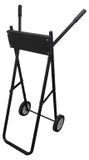 Chariot pour moteur hors-bord - Support moteur pliable - Capacité de charge : 85 kg - 4 roues - Poignées - Convient aux moteurs 4 temps - Noir