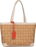 Gabor Schoudertas Aurea Zip Shopper Mixed Beige Crème