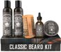 Elzusha - Baardverzorgingsset pour Hommes avec Shampooing, Peigne et Huile