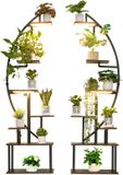Vevor Plantenstandaard met Kweeklampen (2-Pack)