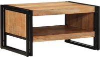 vidaXL Salontafel 70x50x38 cm massief acaciahout
