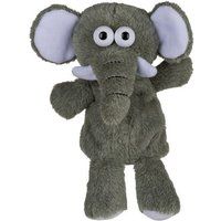 Knuffelolifant met opnamefunctie die alles herhaalt. zwart