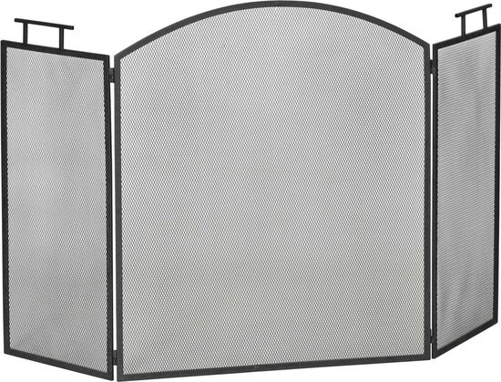 Zenzee NiceGoodz - Openhaard scherm - Haardscherm - Vonkenscherm - Kachelhek - Haardhek - 128 x 76,5 cm