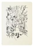 Jacques Herbin 93099T - Notitieboekje Passage des Panoramas - A5-14,8 X 21 cm, gestikt gebrocheerd, 32 gelijnde pagina's, papier 120g ivoor.