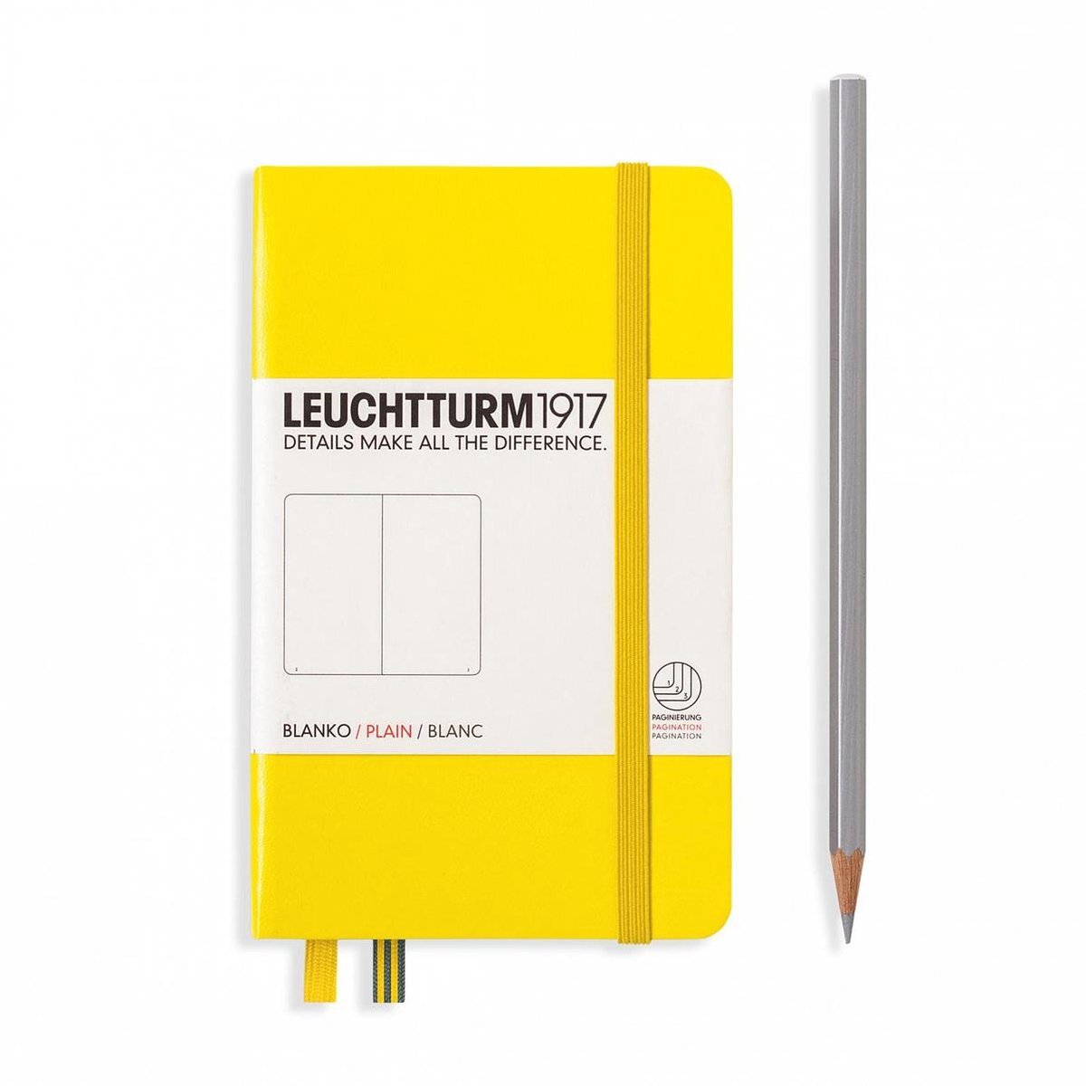 Leuchtturm1917 Notitieboek - Pocket - Blanco - Lemon lemon