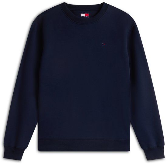 Tommy Jeans Tommy Flag Brushed Fleece Sweatshirt Blauw