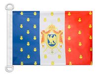AZ FLAG Bootvlag Standaard van Napoleon III van Frankrijk 45x30 cm