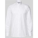 OLYMP Level 5 body fit overhemd - blanc diamant twill - Repassage facile - Tour de cou : 42