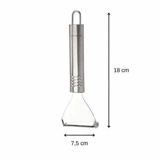 Fackelmann RVS groenteschiller 18 cm Ovaal