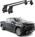 Menabo dakdrager basissteun voor Chevrolet Silverado IV 2019-2025, 4 deuren, Noir, 2 stuks