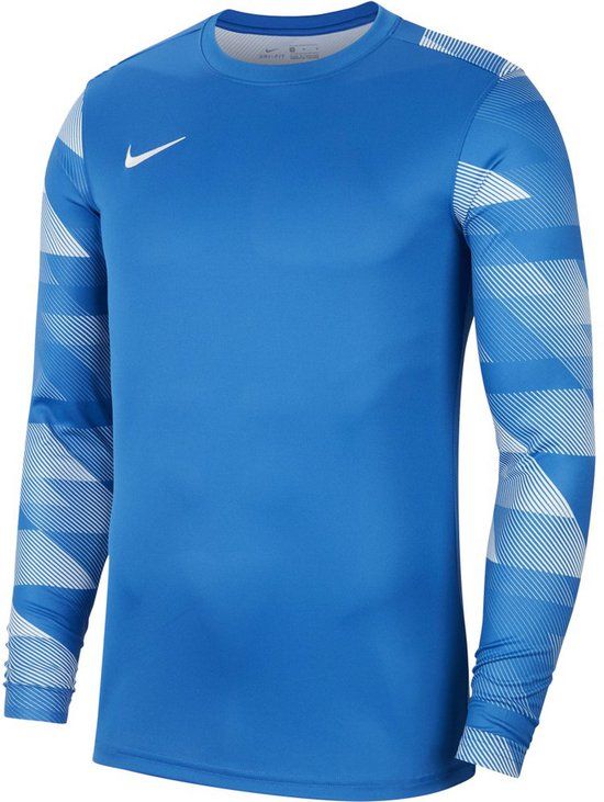 Nike Park IV Keepersshirt - Unisex - Maat 158 - Blauw/Wit