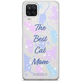 ERT GROUP mobiel telefoonhoesje voor Samsung A12 / M12 / F12 origineel en officieel erkend Babaco patroon Cats 017 optimaal aangepast aan de vorm van de mobiele telefoon, gedeeltelijk bedrukt
