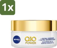 NIVEA Q10 Power Dagcrème Extra Voedend - Anti-Rimpel Crème - SPF 15 - Biologische Arganolie - Droge huid - 50 ml