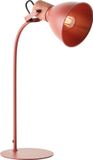 Brilliant Erena tafellamp 52cm rood metaal/hout snoerschakelaar 1x A60, E27, 40W