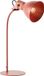 Brilliant Erena tafellamp 52cm rood metaal/hout snoerschakelaar 1x A60, E27, 40W