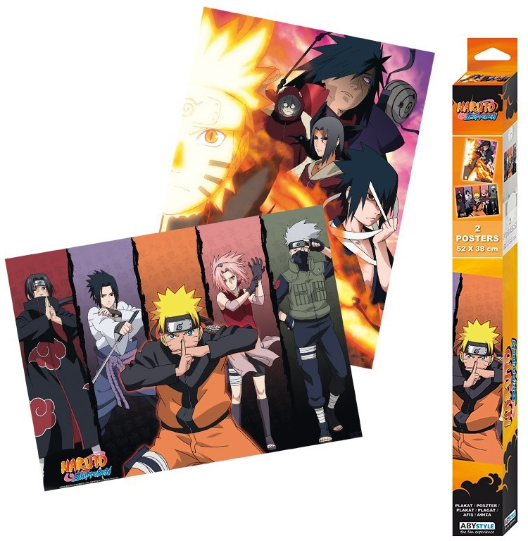 Abystyle Naruto Shippuden 2 Chibi Posters Set - Groups