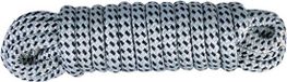 Talamex Corde polyester/pp blanc/noir 14mm 15m