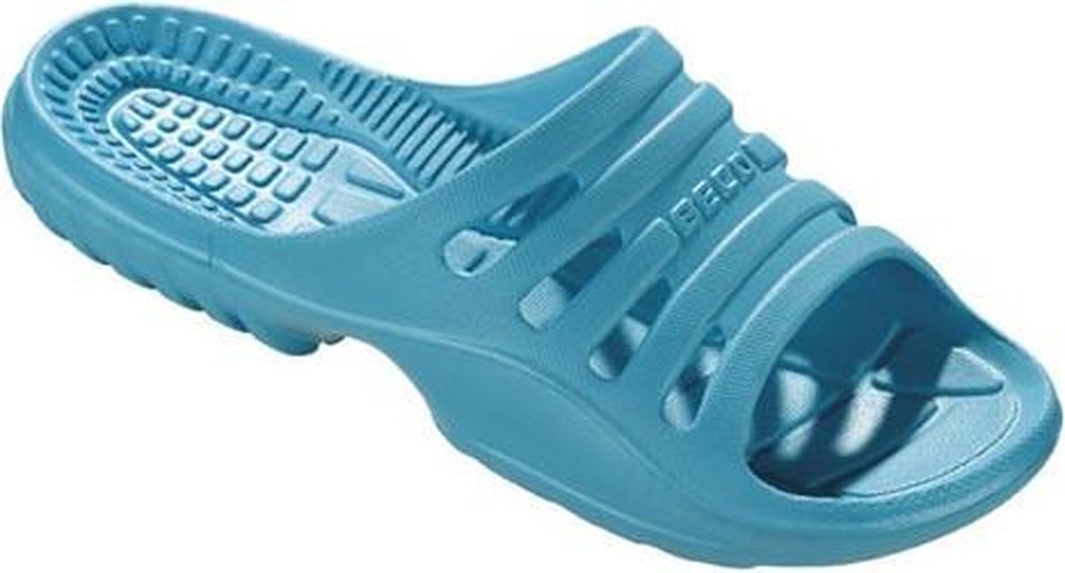 Beco badslippers aqua dames