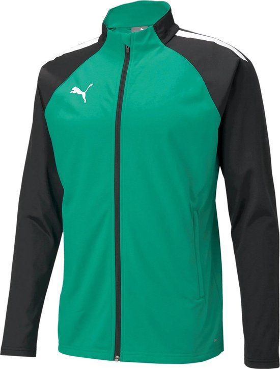 Puma teamLIGA Sportjas Mannen - Groen/Zwart - Maat XL