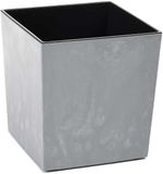 HowHomely Flore Flore Series - Bloempot - Modern Design - Grijs Beton - Premium Kwaliteit - 19cm