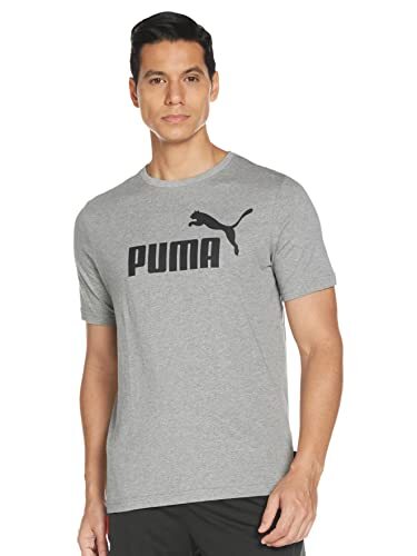 PUMA Herren T-shirt, Mittelgrau-meliert, 3XL