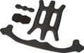 ABUS Spare Parts Helmen Padding Set black SMILEY 3.0 S/M