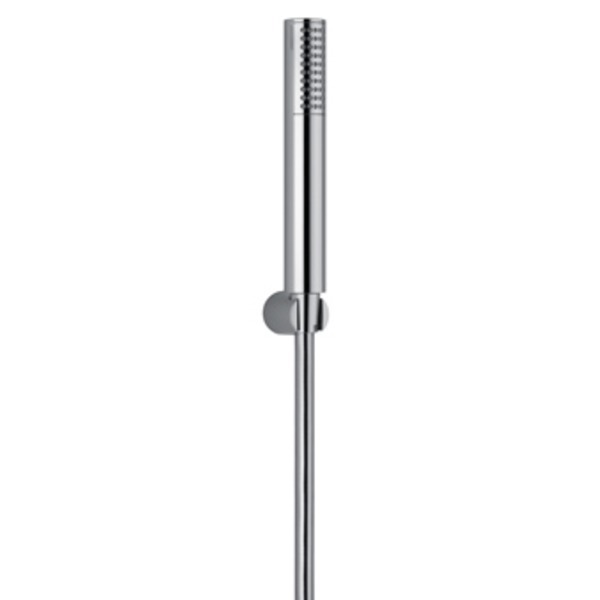 Plieger Napoli badset met handdouche staafmodel 1 stand inclusief wandhouder en doucheslang 150cm chroom 0682167