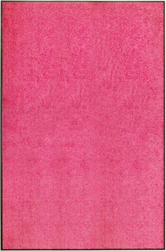 vidaXL Deurmat wasbaar 120x180 cm roze